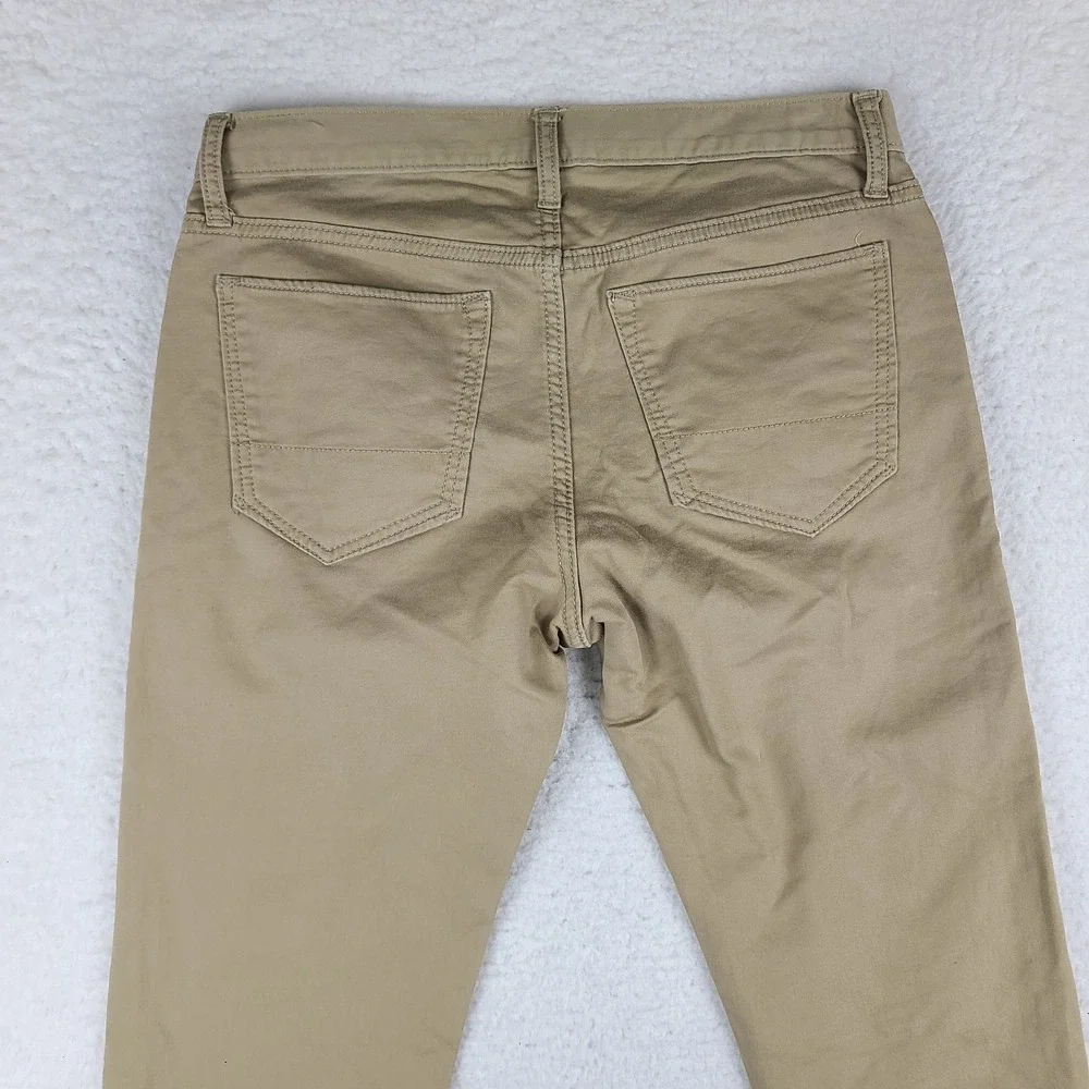 Banana Republic Travel‎ Jean Pants Mens 30x30 Beige Tan Slim Fit  Chino Khakis